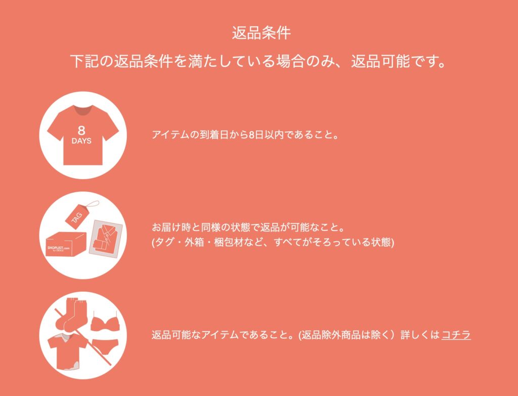 ショップリストクーポン
