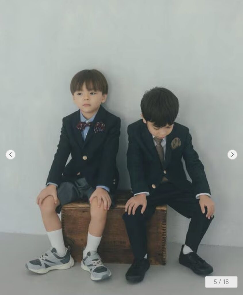 小学生入学式スーツ